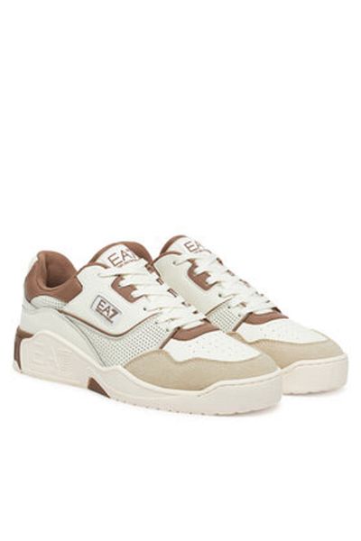 EA7 Emporio Armani Men's Sneakers white EA7 EMPORIO ARMANI-X8X187 XK402 U475 OFF.WHT+GINGER SNAP+