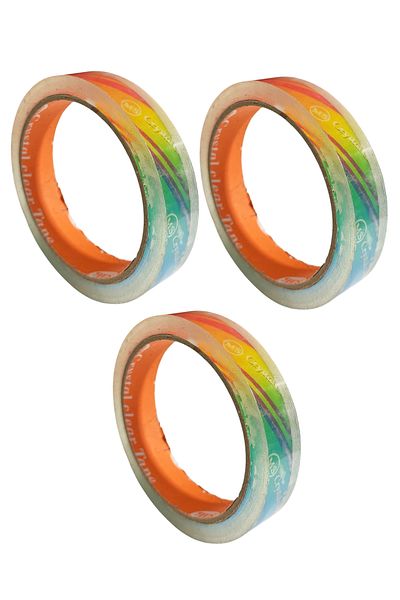 Limmy Office Tape Large Tape Machine Συμβατή Διαφανής Ταινία 60 μέτρα 18 mm Πάχος Selobant Tape - 3 Τεμάχια
