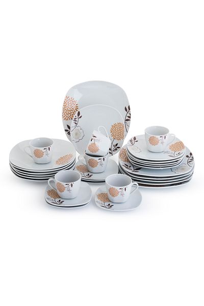 HIC Ceramic Dinner set 30 pieces for 6 persons