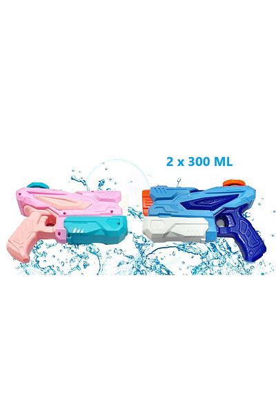 Flippy Set of 4 Water Blasters for Children, Flippy, 6 years+, Multicolor, 2x 550 ML + 2x 300 ML
