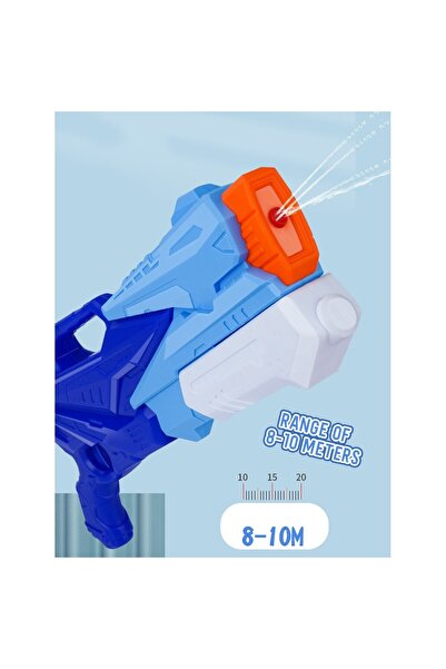 Teo Pistol cu Apa pentru Copii, Rezervor, Pentru Piscina/Plaja, , 6ani+, 3 duze, Albastru, 500ML