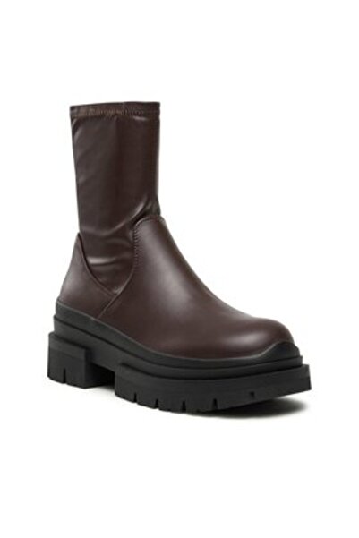 ONLY Shoes Ghete damă maro ONLY-15304757 ONLBEATRIX-3 BROWN STONE