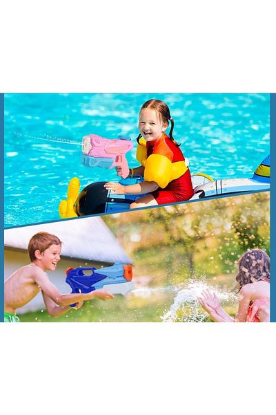 Flippy Water Blaster for Kids, Tank, For Pool/Beach, Flippy, 6 years+, 3 Nozzles, Blue, 500ML