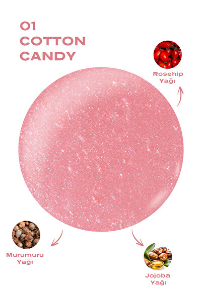 Golden Rose Sweet Kiss Lip Oil Gloss No:01 Dudak Parlatıcı Yağ Gül, Badem & Jojoba Yağlı 4,7 ml