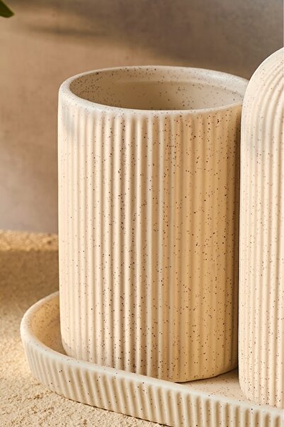 Karaca Marta 3 Piece Bathroom Accessory Set