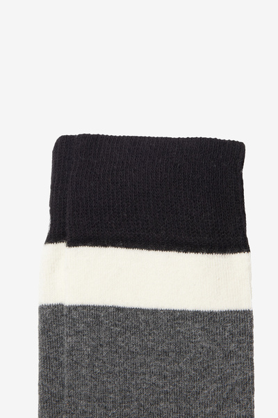 ALTINYILDIZ CLASSICS Чоловічі бавовняні шкарпетки з антрацитовим і чорним візерунком