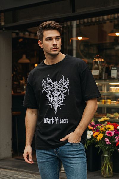 Trendyol Collection Μαύρο μπλουζάκι με λαιμόκοψη μεγάλου μεγέθους 100% βαμβάκι - TMNSS25TS00168