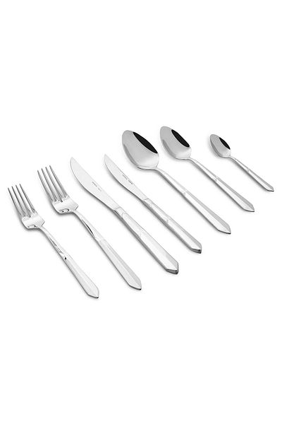 Karaca New Diamond Elegance 84 Piece 12 Person Cutlery Set with Box