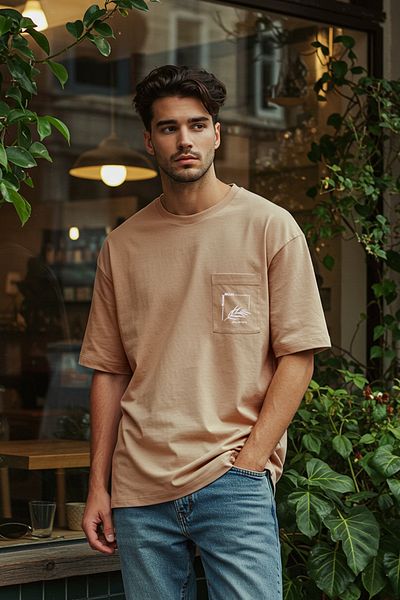 Trendyol Collection Μπλουζάκι με υφή βιζόν με τσέπες - TMNSS25TS00079