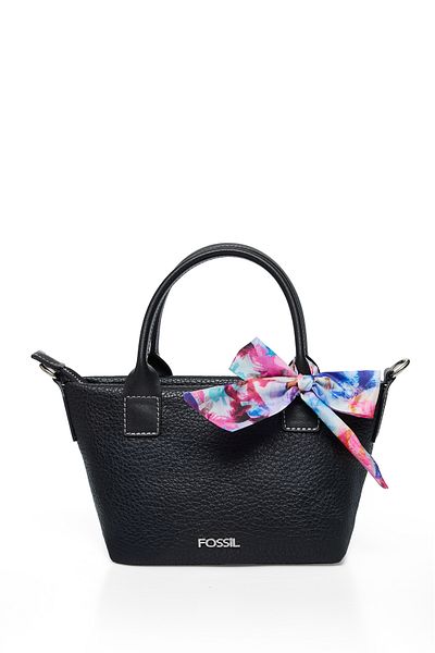 Fossil Черна дамска чанта за ръка и рамо 05fo25y5056