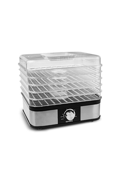 Karaca Meyve, Sebze ve Et Kurutma Makinesi, 5 Raflı, Ayarlanabilir Sıcaklıklı