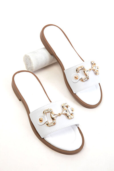 SOHO White Women's Slippers 20715