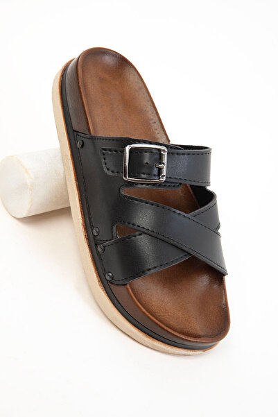 SOHO Papuci negri pentru femei 20707