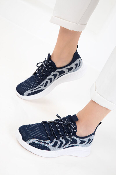 SOHO Navy Blue-Ice Women's Sneaker 20718