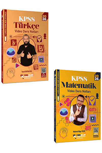 Yediiklim Yayınları 2026 KPSS Atölye Serisi Genel Yetenek Türkçe ve Matematik...