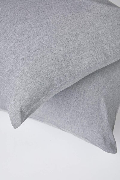 TRENDYOLMİLLA HOME 2-Piece Gray Pillow Case 50X70Cm Tphss25Yk00001