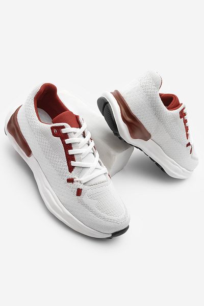 Marjin Pantofi de damă Tricoturi din plasă Pantofi sport pentru alergare și mers pe jos Sinta Burgundy