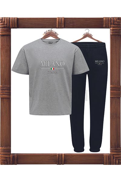 HOFFNUNG Full Pants Milano Italia Printed Unisex Oversize Two Thread Suit