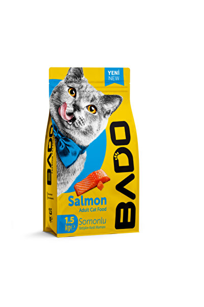 Bado Yetişkin Kedi Maması Somonlu 1,5 Kg