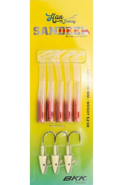 Hanfish Sandeel 8 Cm 5.2 gr Silikon Yem