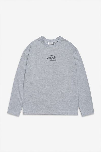 UKHWD SUPPLY Reflective Classic Logo Oversize Men's Long Sleeve T-Shirt