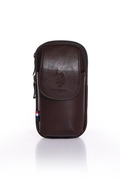 U.S. Polo Assn. Plevr21604 Калъф за телефон унисекс, с презрамка за врата и държач за карти, изкуствена кожа