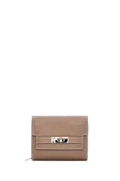 Derimod Women's Mink Printed Wallet 000A2D5619Cv