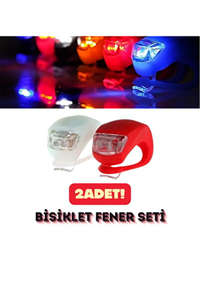 Vekorr 2 Adet Çok Yönlü 3 Modlu Pratik Motosiklet Scooter Bisiklet Işığı Led Işık Fener Seti