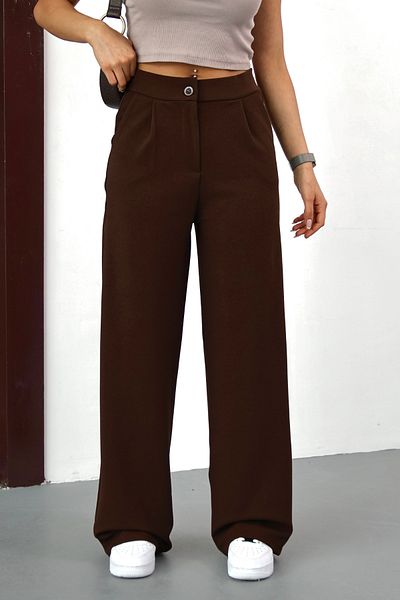 alanora Women's Lycra Loose Wide Leg Palazzo Trousers