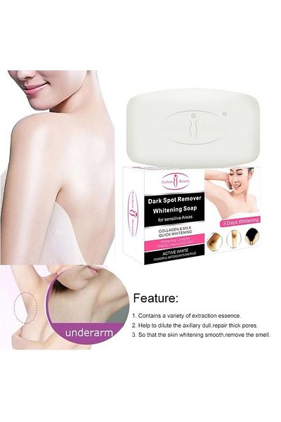 Aichun Beauty Underarm Dark Spot Remover Whitening Soap 100 g – Deep Clean Brighten Sensitive Skin