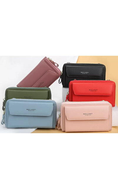 Generic Women's Shoulder Strap Wallet - Black