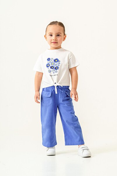 Magu Tricou cu imprimeu floral pentru fete și Kite roz