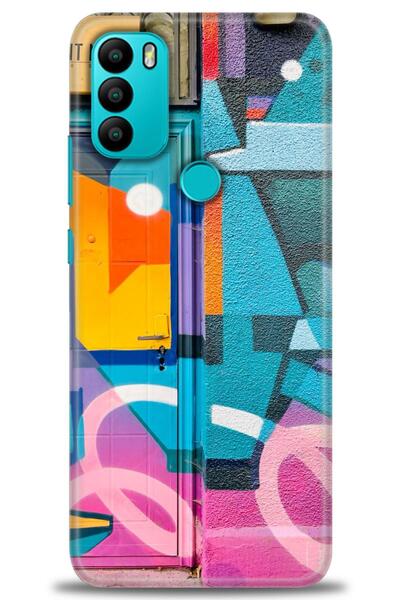 MRCİLETİSİM General Mobile Gm 21 Plus Case Hd Printed Case - Print Nest + Full Screen Protector