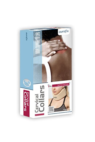 Aurafix Sünger Boyunluk L Baş Ağrısı Boyun Fıtığı Servikal Yumuşak Boyun Koruyucu 910