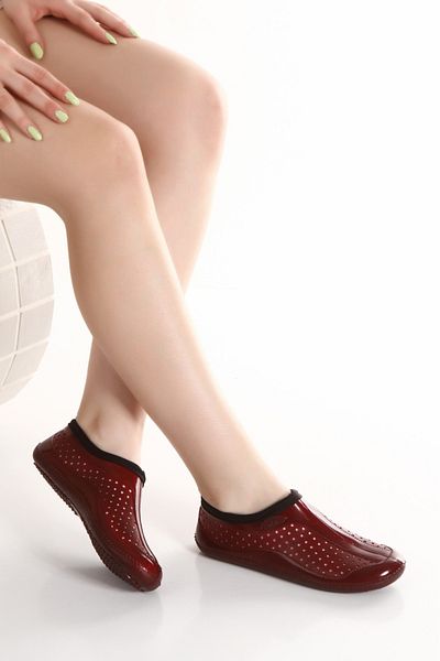 Savana Claret Red Unisex Nylon Sea Pantofi