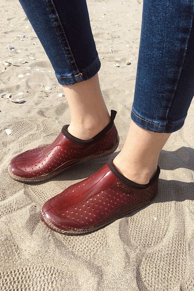 Savana Claret Red Unisex Nylon Sea Pantofi
