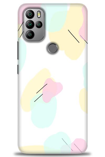 MRCİLETİSİM General Mobile Gm 21 Pro Case Hd Printed Case - Colors Sticks + Full Screen Protector