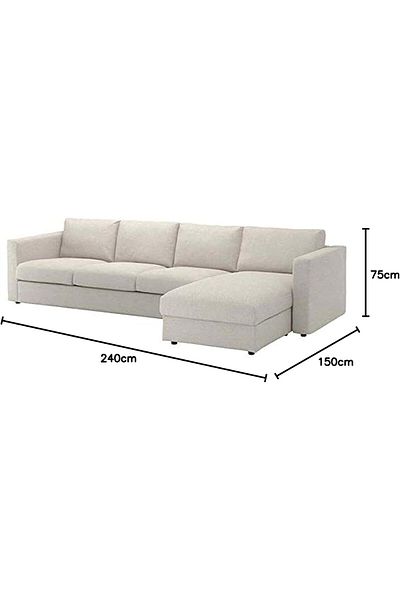 AVON Maple Home Modern L-shaped Sofa Minimalist Design Soft Ideal For Living Room Lounge Or Apartment