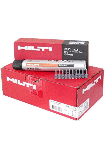 Genel Markalar X-C 27 G3 MX Beton Çivisi 1200 Adet - GC 42 Makina Gazı 1 Adet