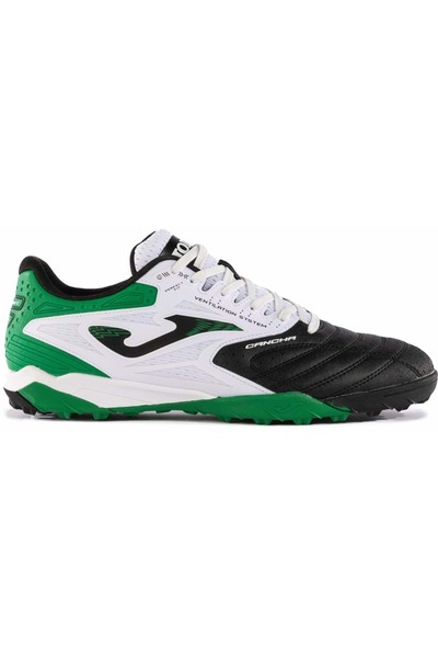 Joma Cancha 2401 Black White Green Turf Carpet Field - Green - 44