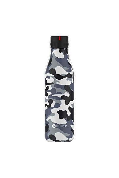 Les Artistes Paris Thermal Insulated Steel Thermos 500ml Camouflage
