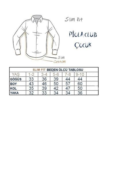 Piola Club Cămașă pentru copii, relax Fit, cu rever cu dungi (albastru deschis)