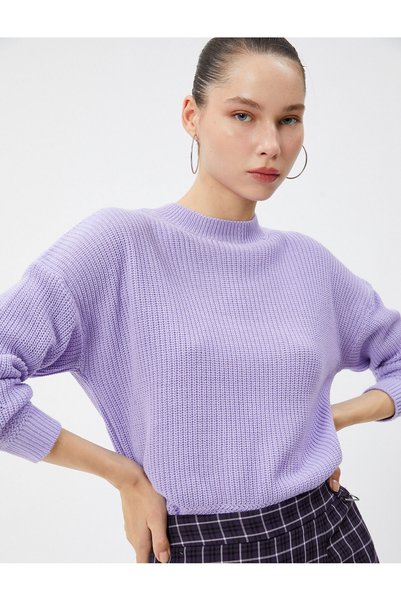 Koton Basic Knitwear Sweater Round Neck Long Sleeve