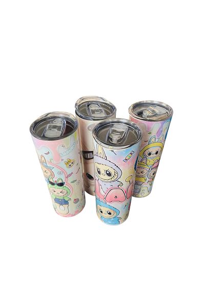 LABUBU 1 Piece Stainless Steel Insulated Labubu Design Water Bottle 400ml Randomly Selected Shapes w