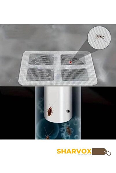 Sharvox 3'LÜ Set Kendinden Yapışkanlı Banyo Gider Kapatıcı Pislik Tutucu Kapa...