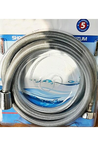 Geseus YKS Banyo Spral Duş Hortumu Örgülü Basınca Dayanıklı 5 Yıl GARANTİ-150cm
