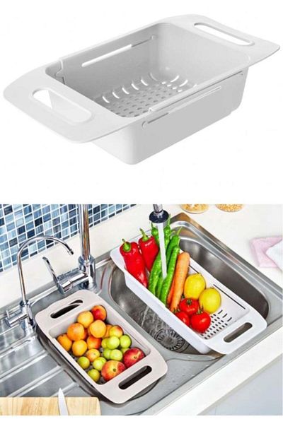 Geseus Height Adjustable Plastic Sink Strainer Sink Strainer-8119