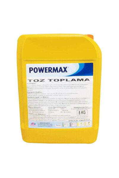 Geseus Powermax Statik Toz Toplama Maddesi Toz Toplama Deterjanı 5 KG