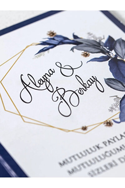 ALEYNA MATBAA 50 Adet Düğün, Nişan, Nikah Davetiyesi, Baskı Hariçtir 170011