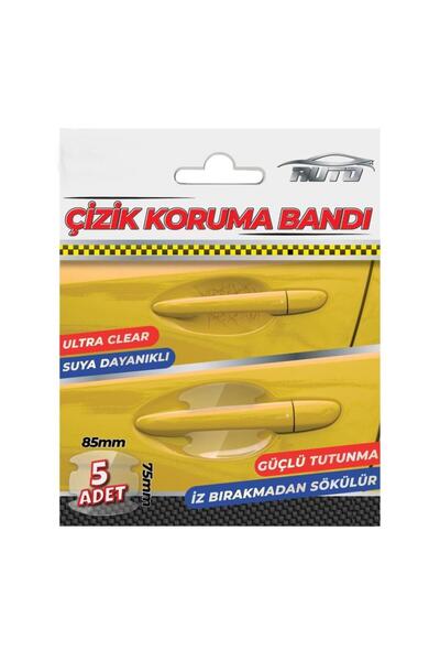 Genel Markalar Oto Kapı Tutamaç İç Kısım Çizik Koruma Bandı 5Adet